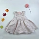 vestido, jacquard,  fiesta ,  en relieve